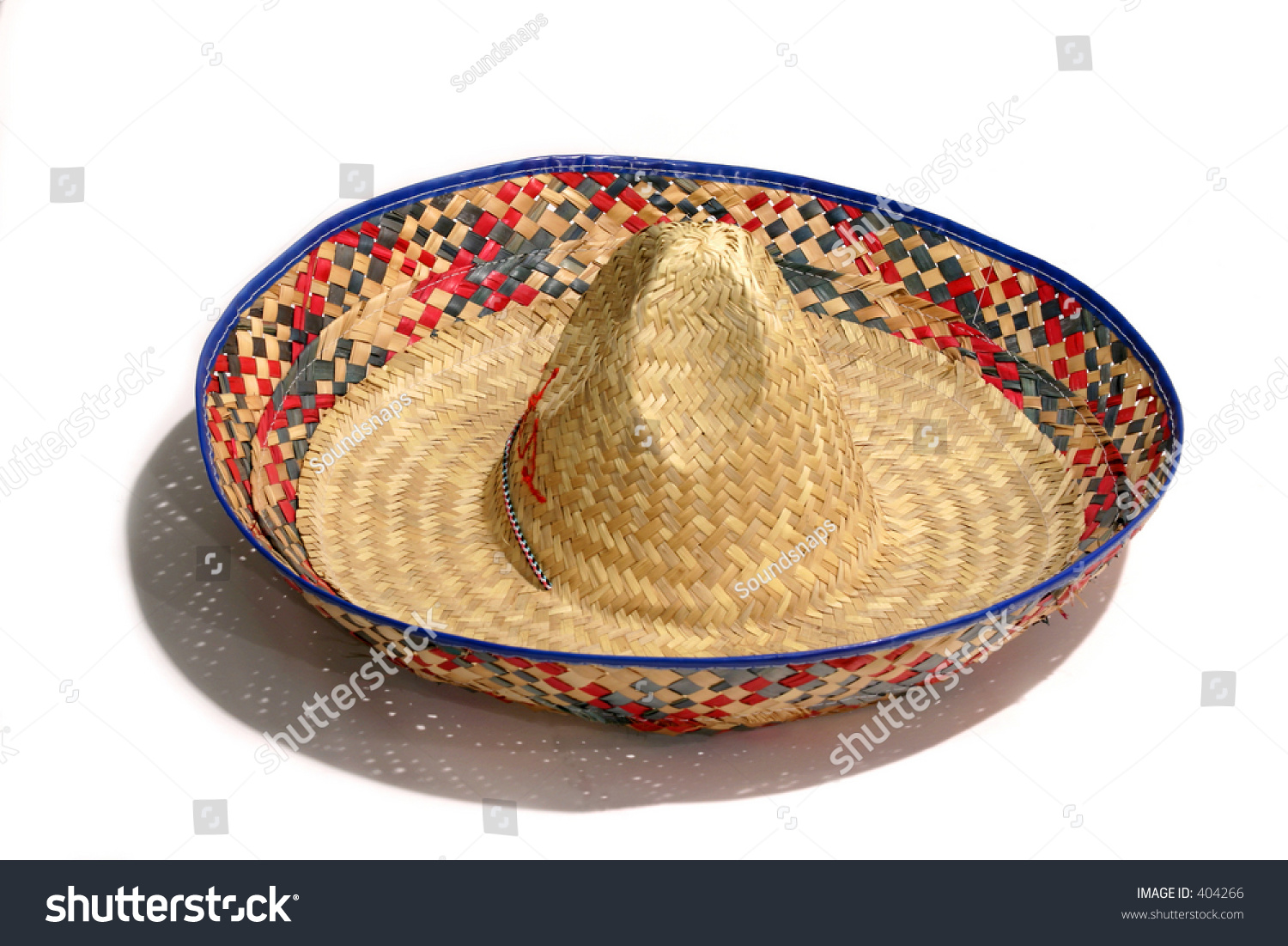 Mexican Spanish Sombrero Hat On White Stock Photo (edit Now) 404266