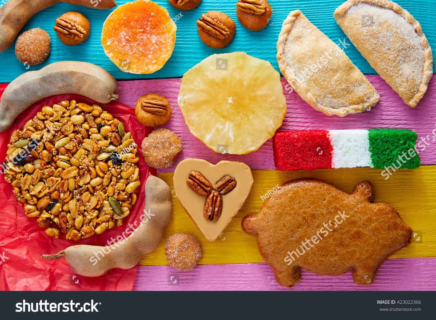 Mexican Sweets Pastries Cajeta Tamarindo Coconut Stock Photo Edit Now