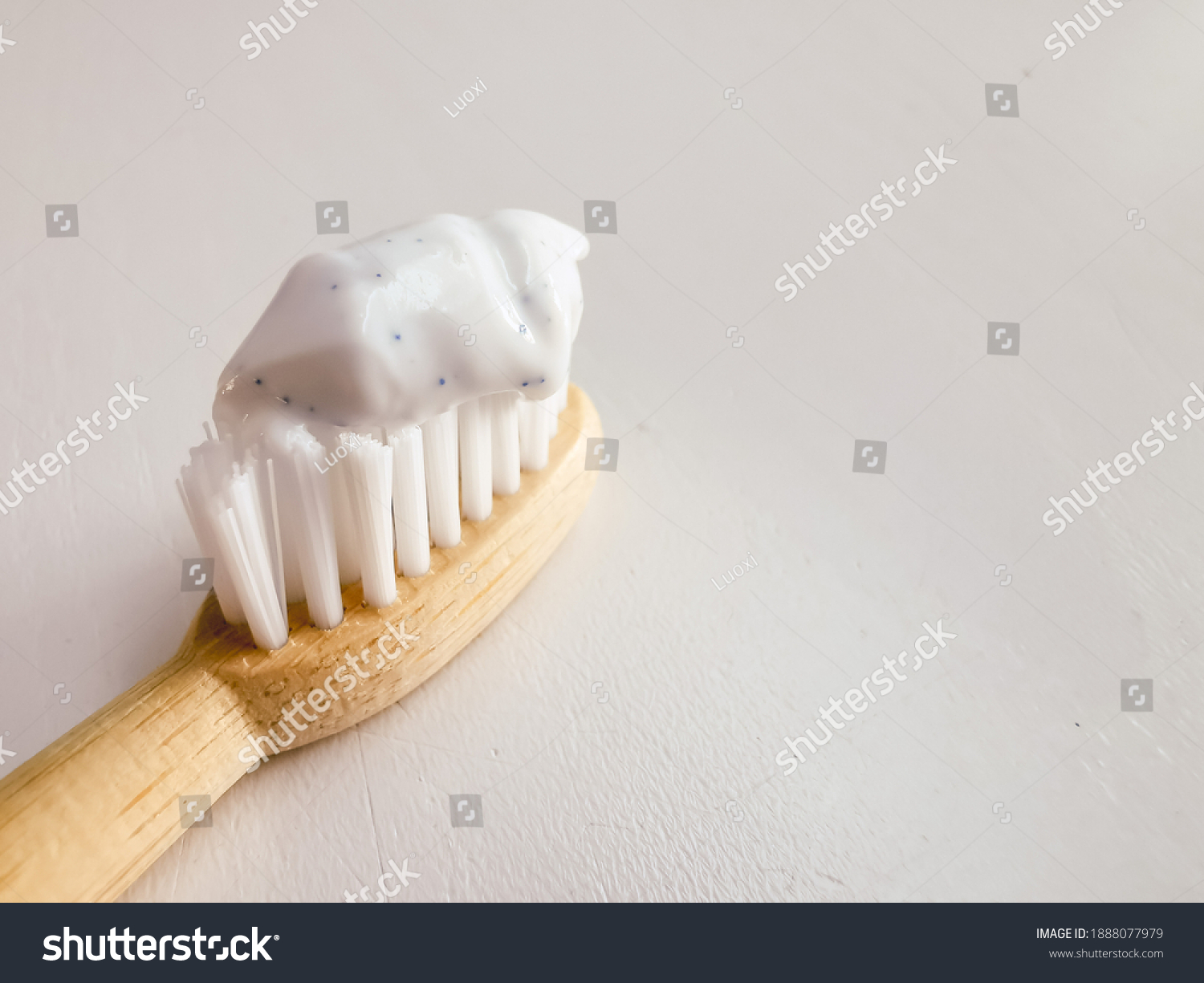 Micro Plastic Particles Smear Toothpaste On Stock Photo 1888077979 ...