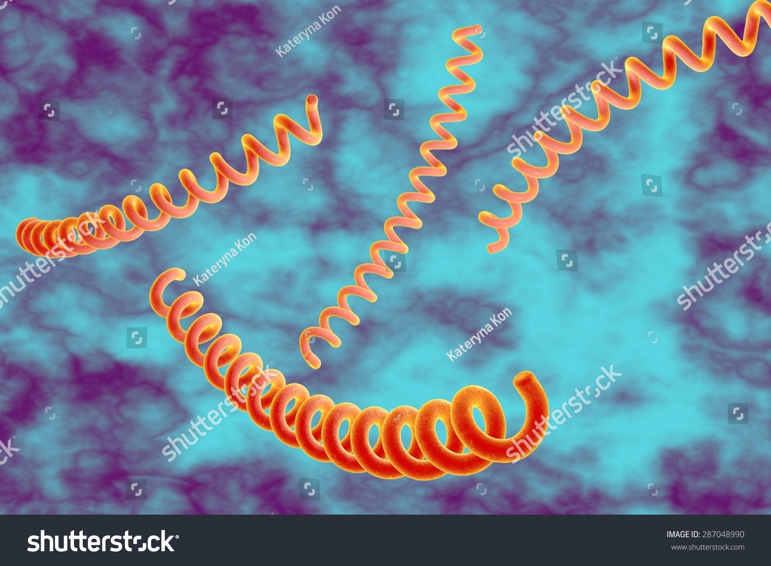 Microscopic Illustration Treponema Pallidum Bacterium Which Hình Minh