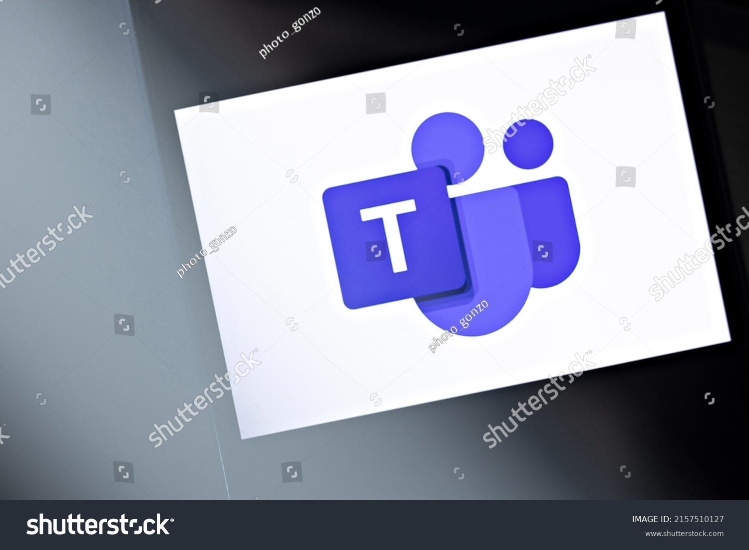 Microsoft Teams Editorial Illustrative Photo News Stock Photo