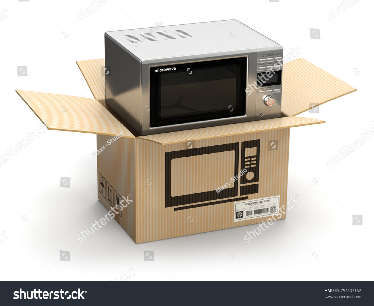 Microwave box Images, Stock Photos & Vectors | Shutterstock