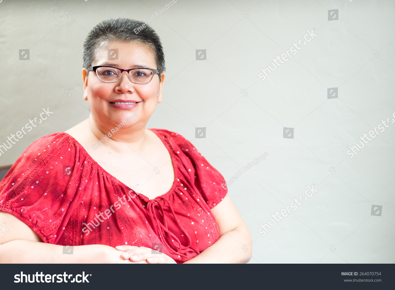 Middle Age Female Coping Breast Cancer Stock Photo Edit Now 264070754