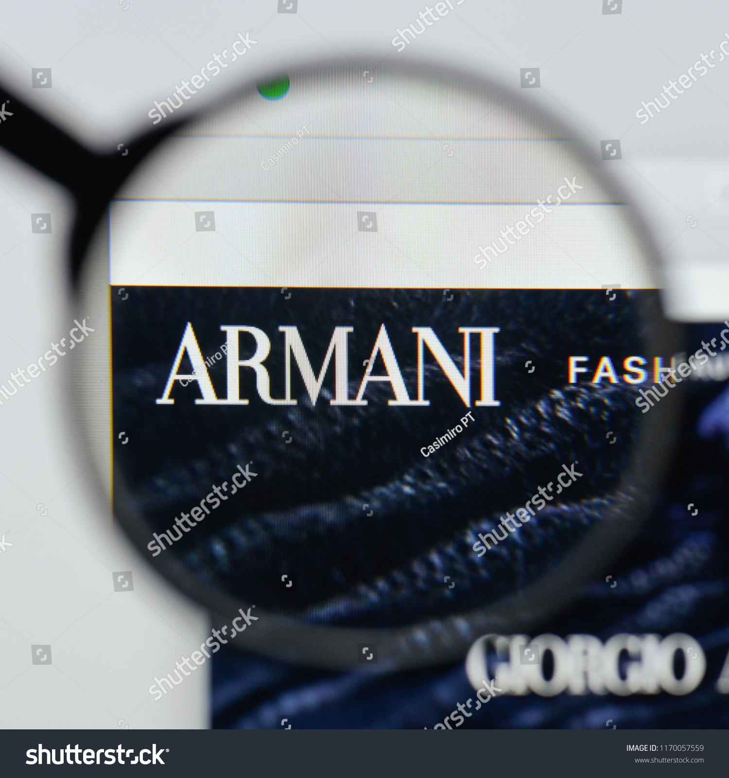 armani website