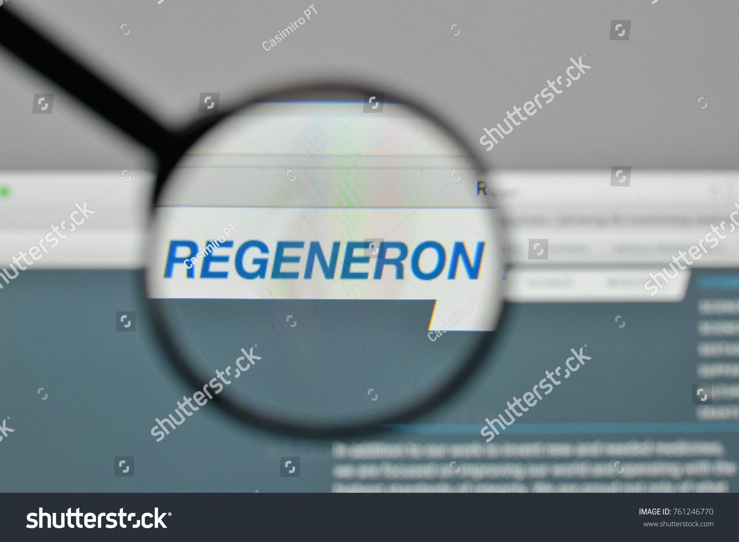 Milan Italy November 1 2017 Regeneron Stock Photo Edit Now 761246770