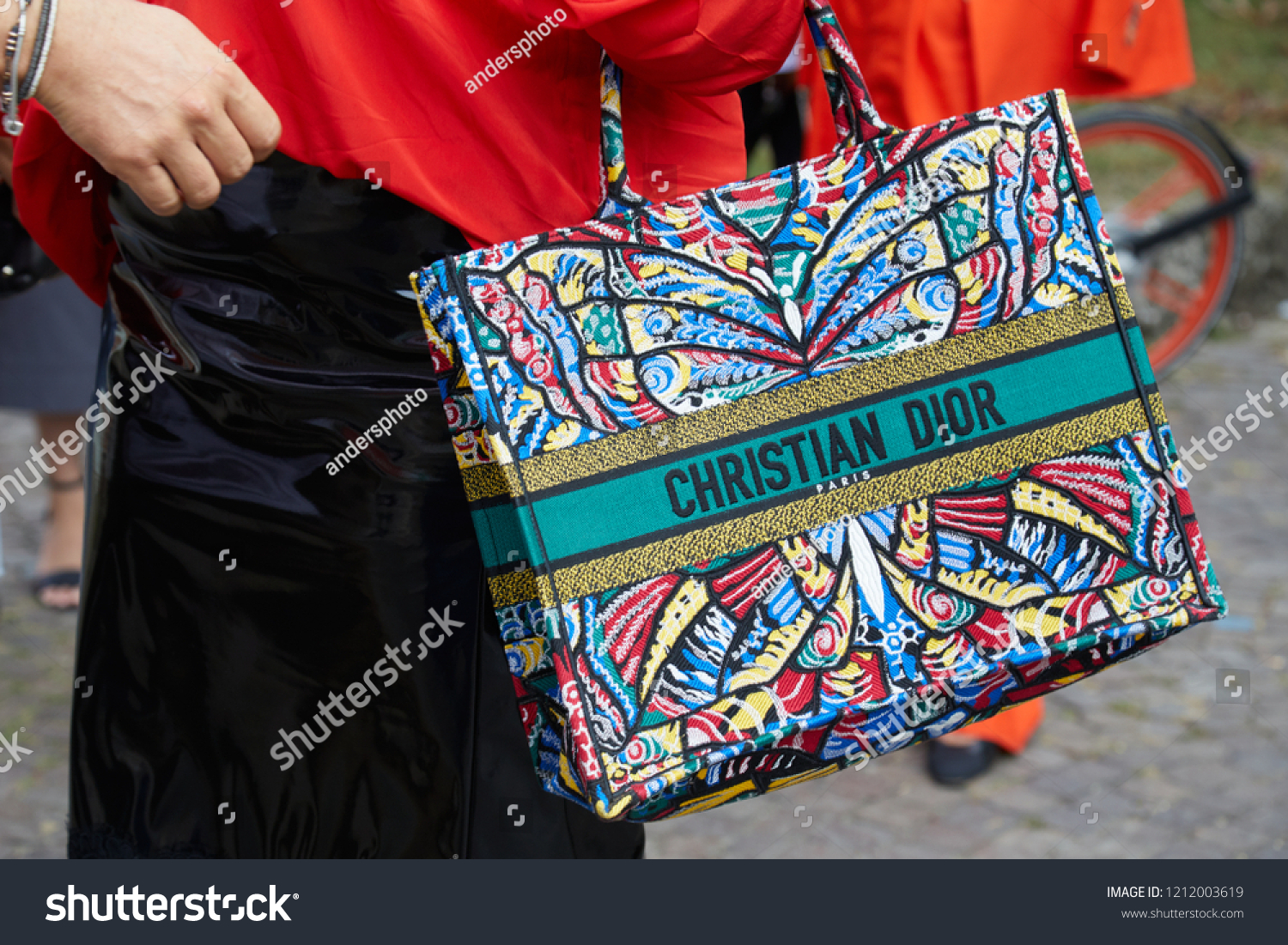 christian dior colorful bag