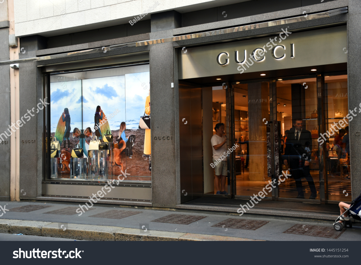 Milan Italy 07062019 Storefront Entrance Gucci Photo (Edit Now) 1445151254