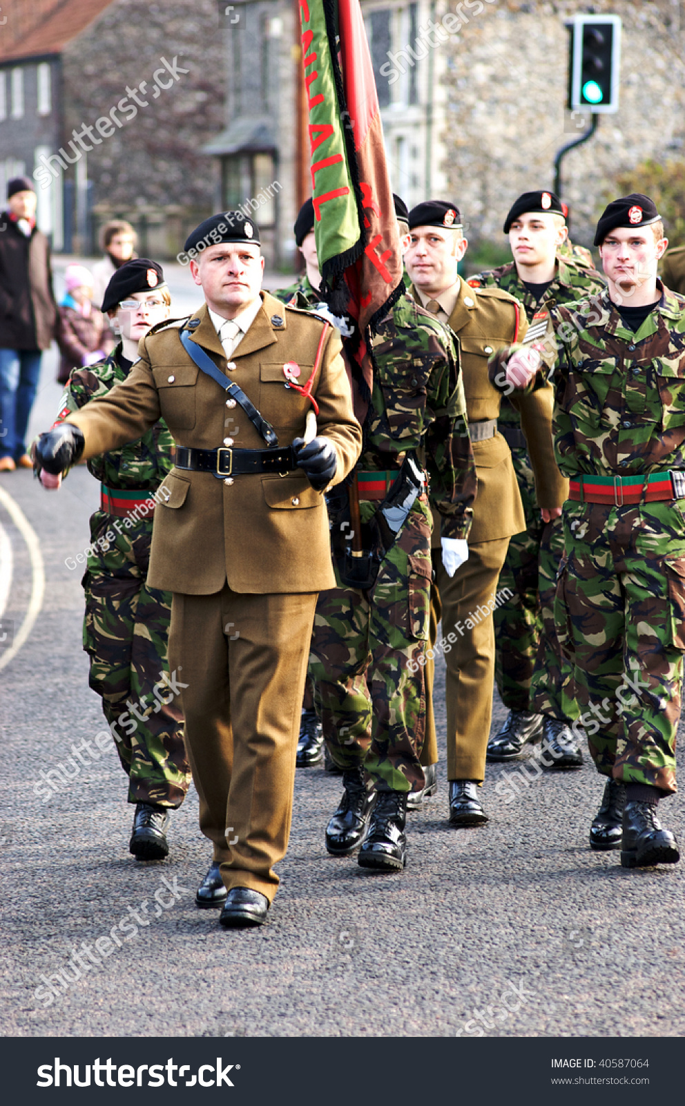 Mildenhall, Uk - November 8: Royal Royal Marines Marching During The ...