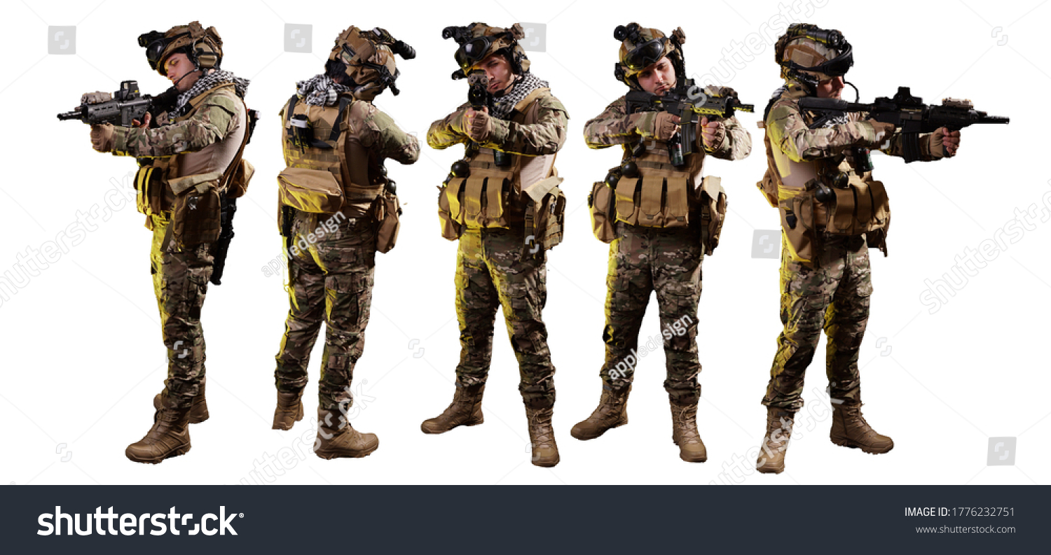 Military Figures White Background Stock Photo 1776232751 | Shutterstock