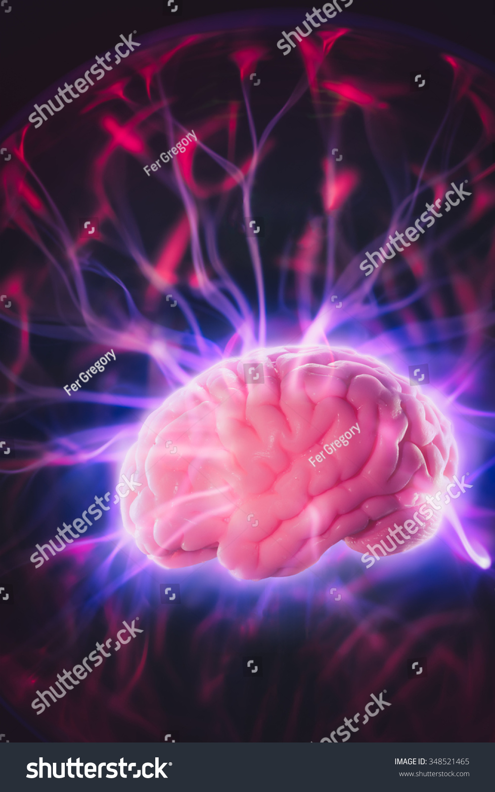 Mind Power Concept Human Brain Light Stock Photo Edit Now