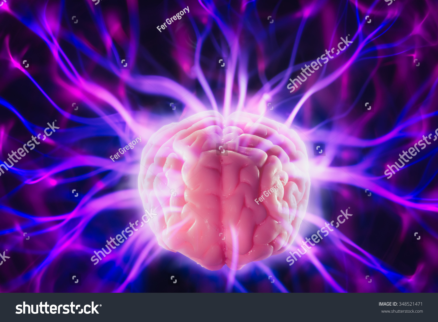 Mind Power Concept Human Brain Light Stock Photo Edit Now