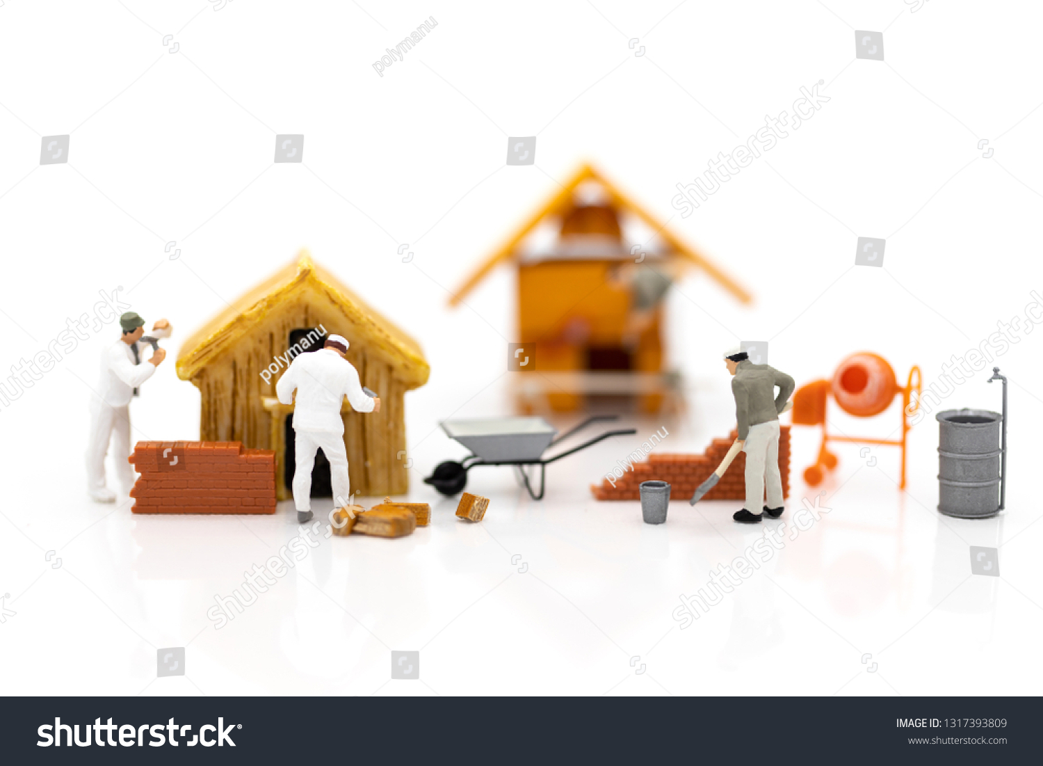 miniature house building materials