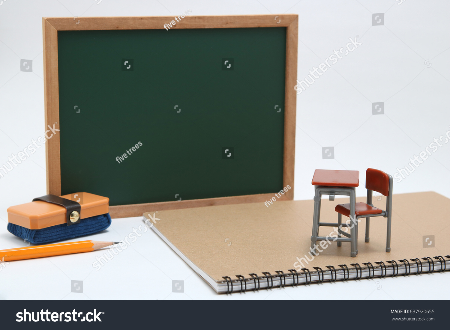 miniature school desk