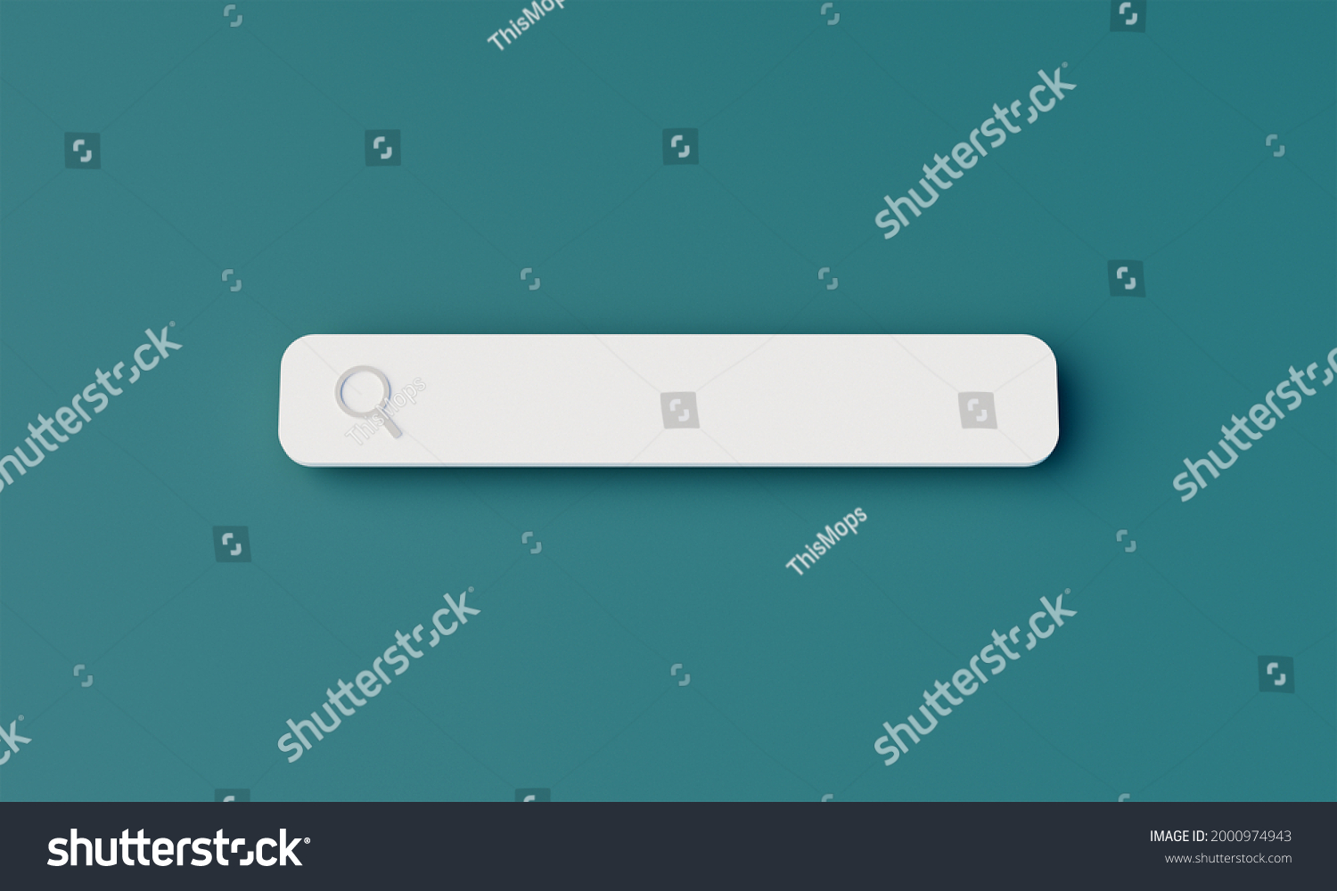 Illustration Minimal Blank Search Bar On Stock Illustration 2182694891