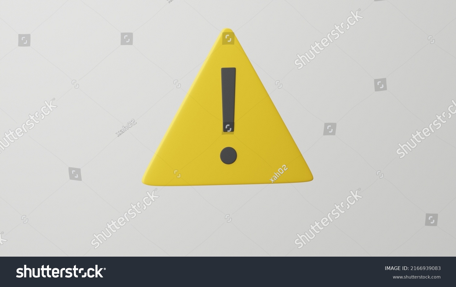 Minimalism Warning Sign Danger Emoji Symbol Stock Illustration ...