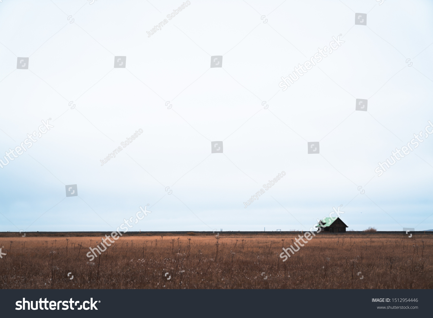 Minimalistic Landscape Iceland Autumn Fall Perfect Stock Photo Minimalistic Landscape Iceland Autumn Fall Perfect Stock Photo
