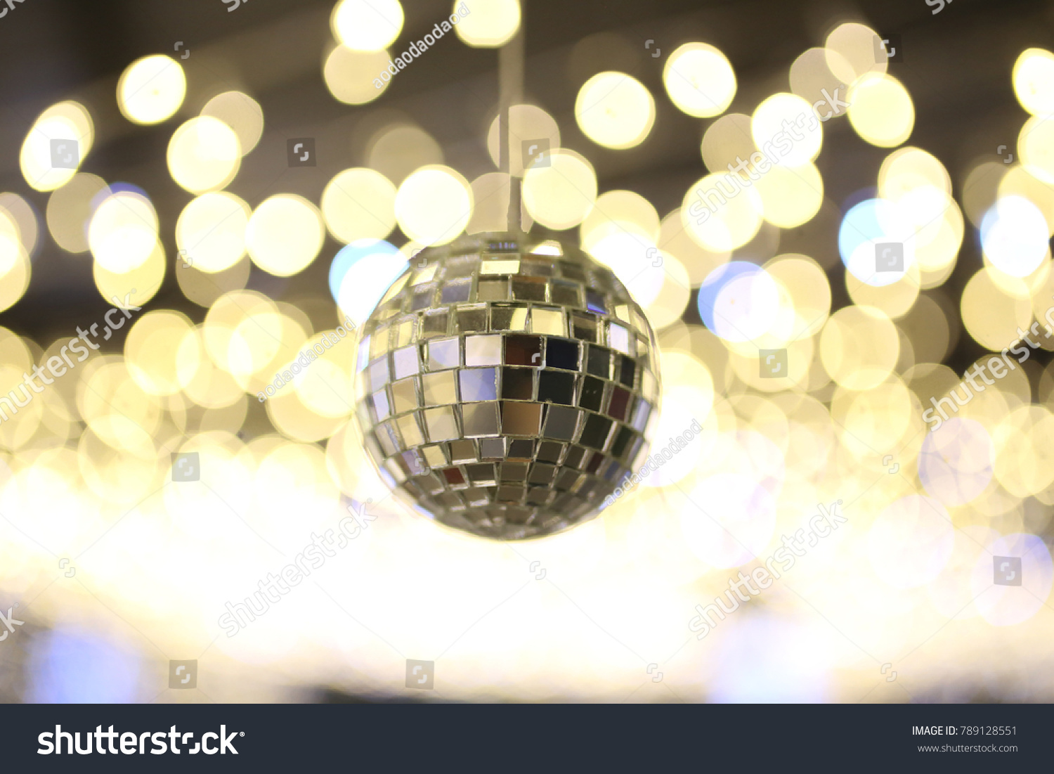 Mirror Disco Ball Hang On Ceiling Stock Photo Edit Now 789128551