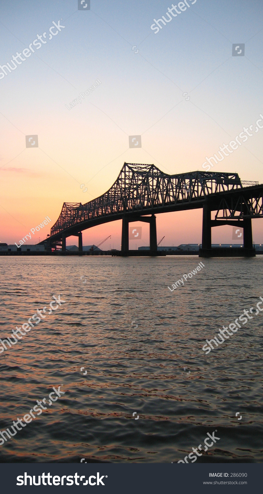 Mississippi River Bridge Baton Rouge Stock Photo (Edit Now) 286090