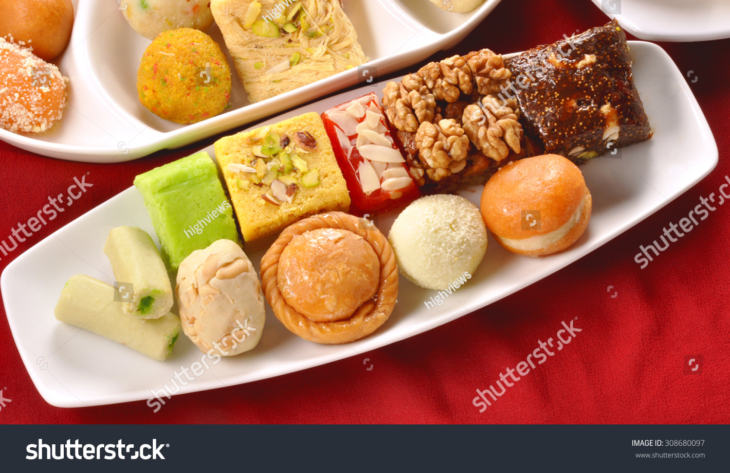 Mix Mithai Stock Photo 308680097 Shutterstock