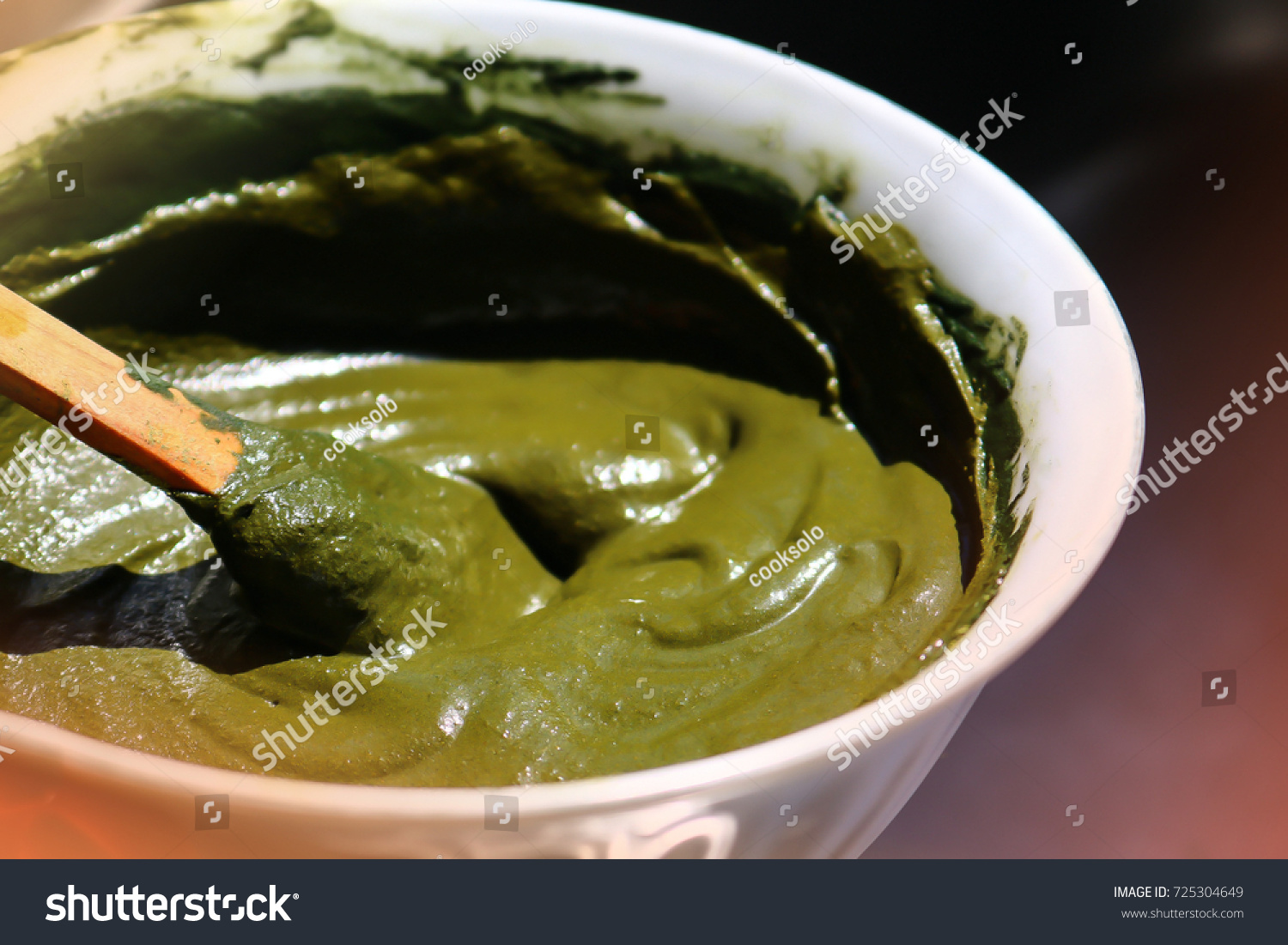 Mixing Henna Hair Natural Henna Color Stock Image Download Now