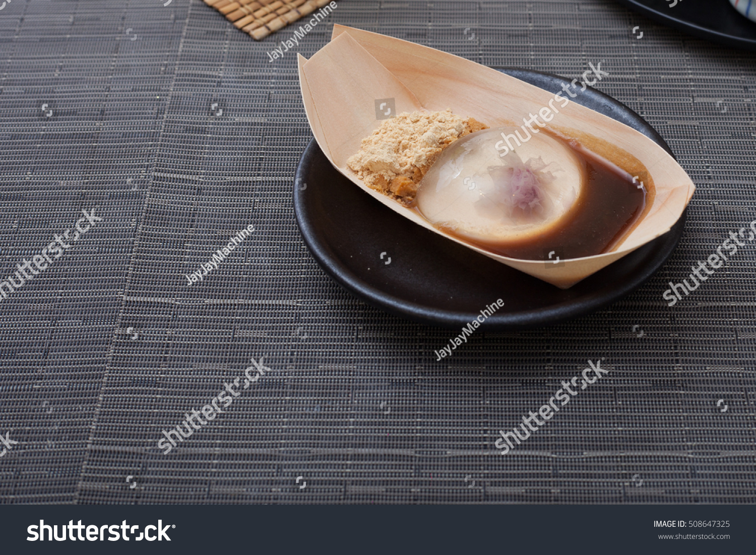 Mizu Shingen Mochi Raindrop Cake Water Stock Photo Edit Now