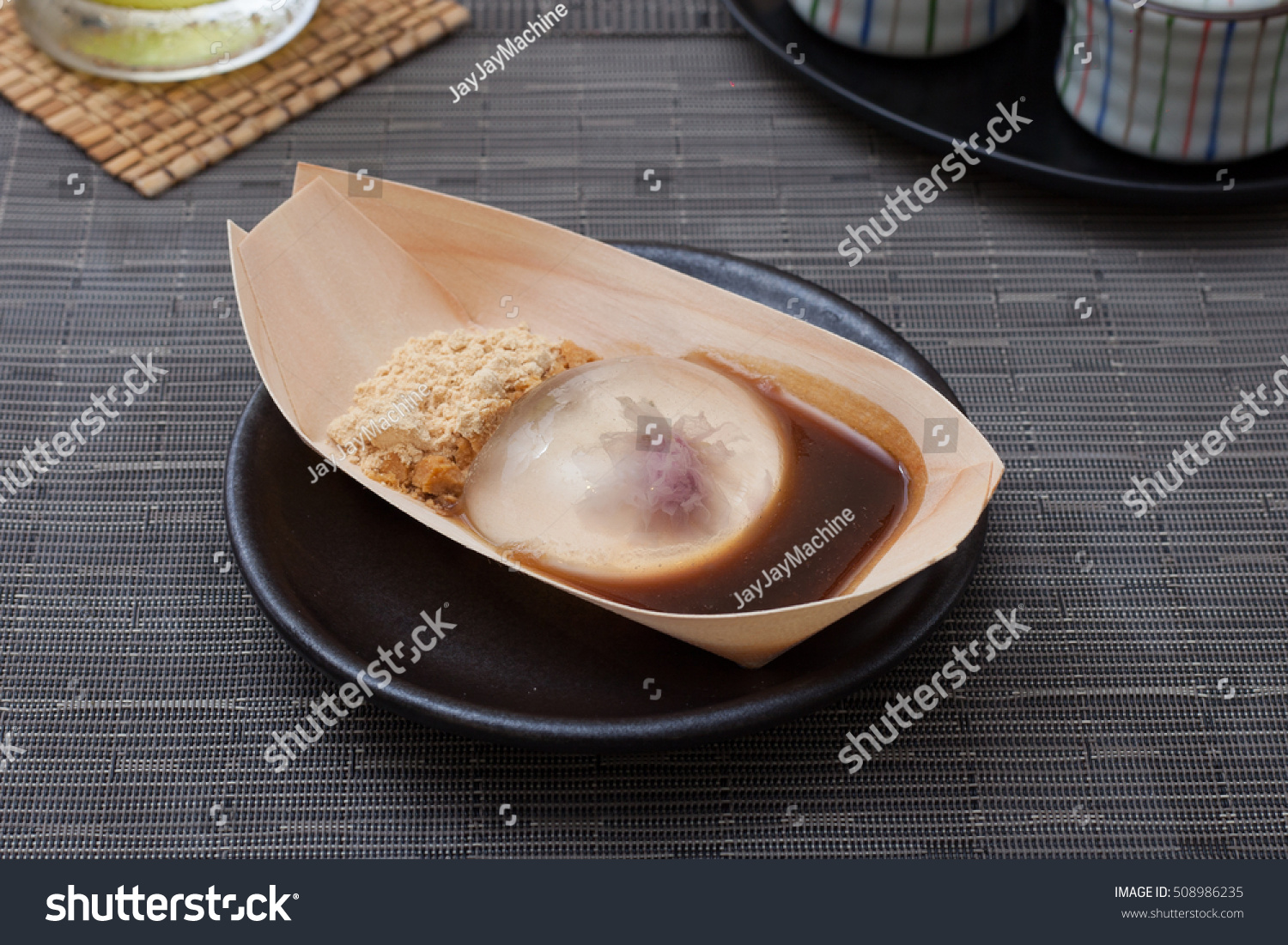 Mizu Shingen Mochi Raindrop Cake Water Stock Photo Edit Now