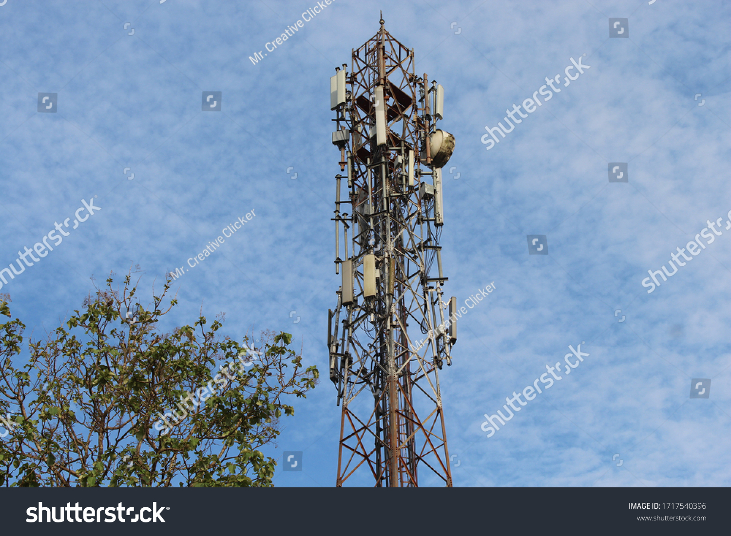 Cell Phone Tower Near My House Mobile Tower Near My House Stock Photo 1717540399 | Shutterstock