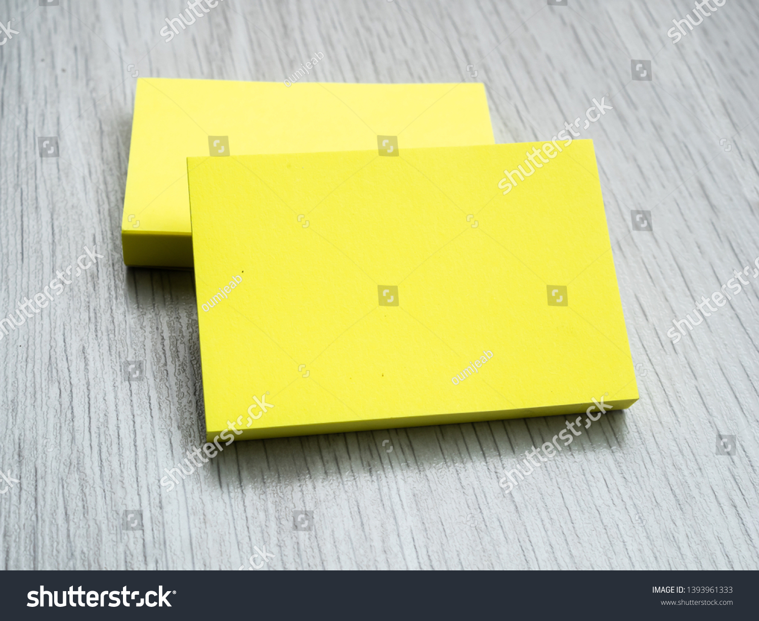 Download Mock Business Yellow Card On Wood Business Finance Stock Image 1393961333 Yellowimages Mockups