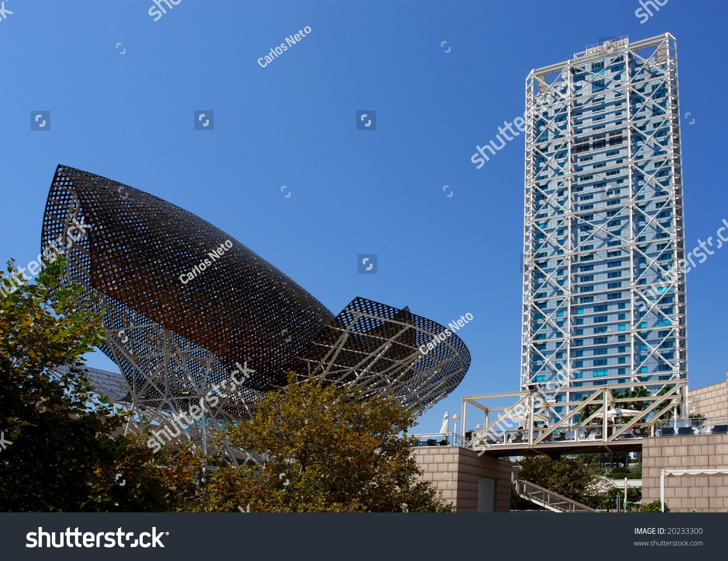 Modern Architecture Barcelona modern architecture barcelona olympic port spain stock photo Modern Architecture Barcelona modern architecture barcelona olympic port spain stock photo