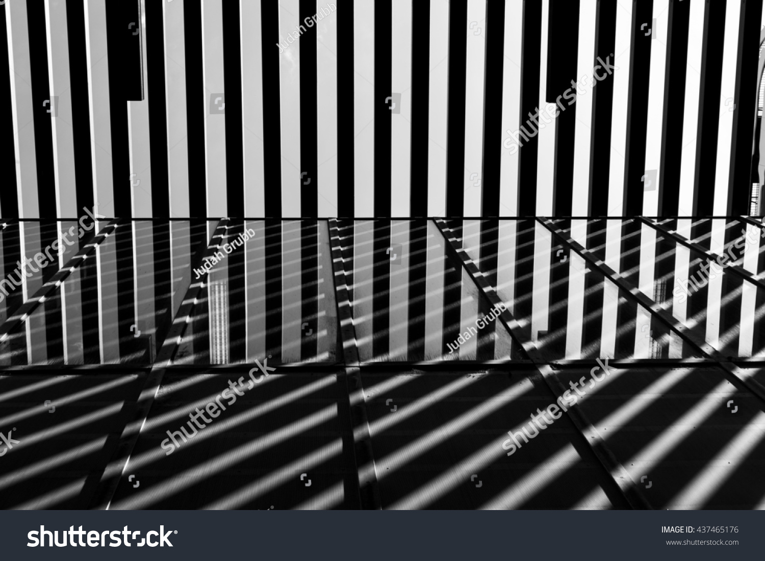 Modern Architecture Black White Stock Photo (Edit Now) 437465176