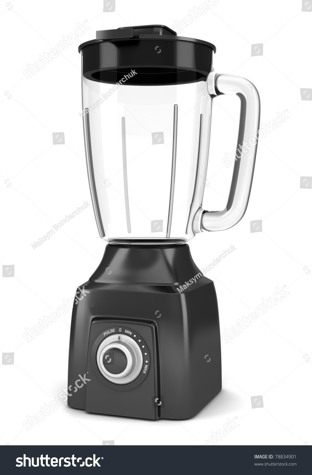 Modern Black Blender Isolated On White Background Stock Photo 78834901 ...