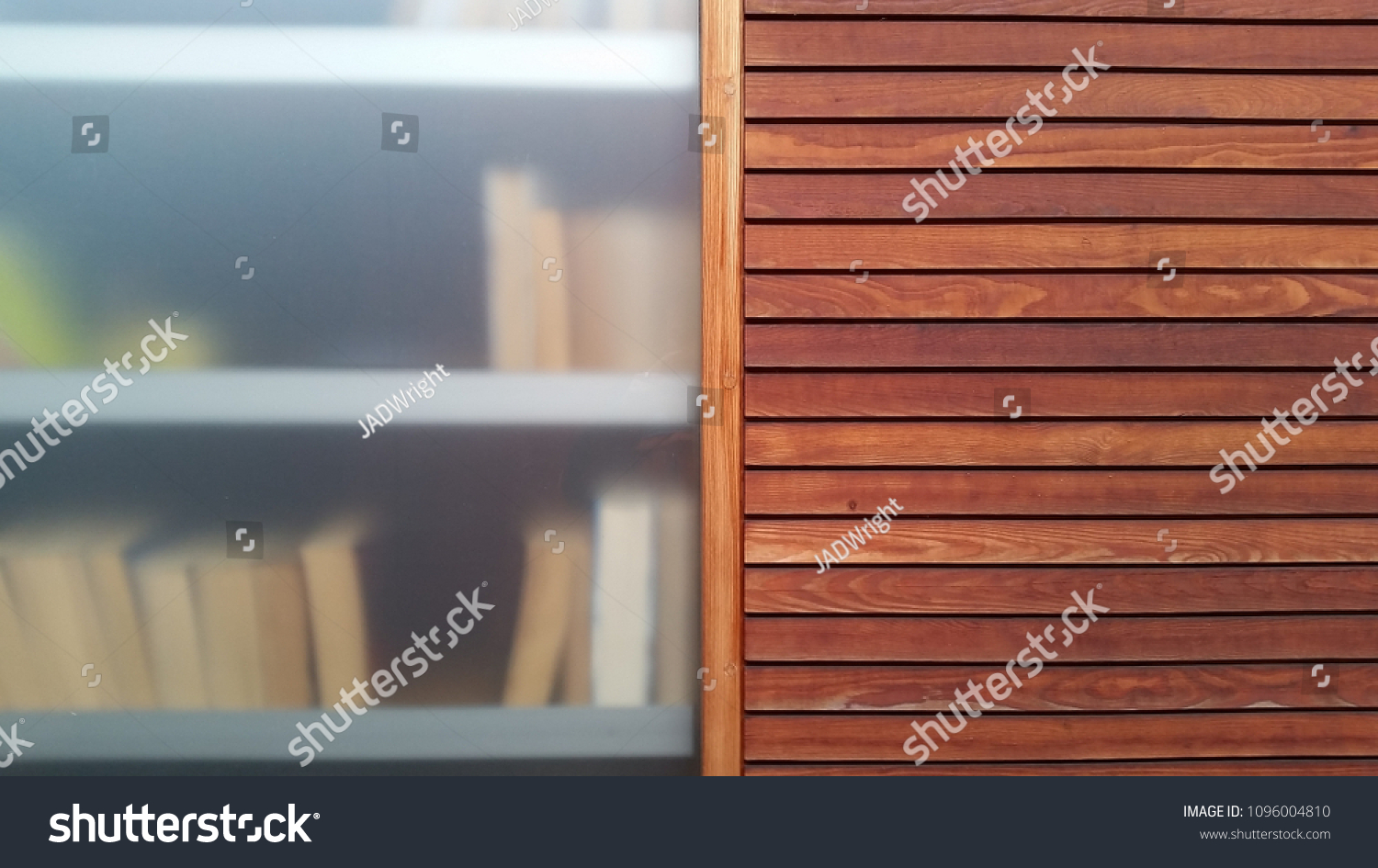 Modern Book Cabinet Royalty Free Stock Image