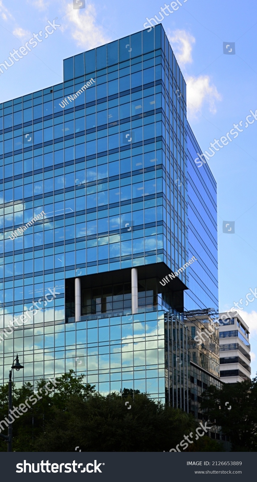 Modern Building Downtown Columbia Capital City Stock Photo 2126653889 ...