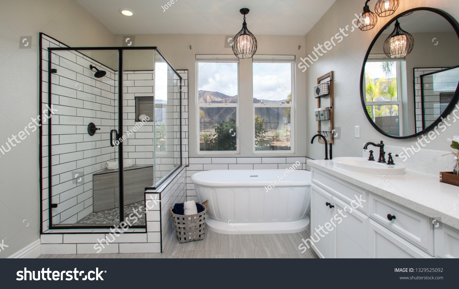 Modern Chic Bathroom Stock Photo (Edit Now) 5 Modern Chic Bathroom Stock Photo (Edit Now) 5