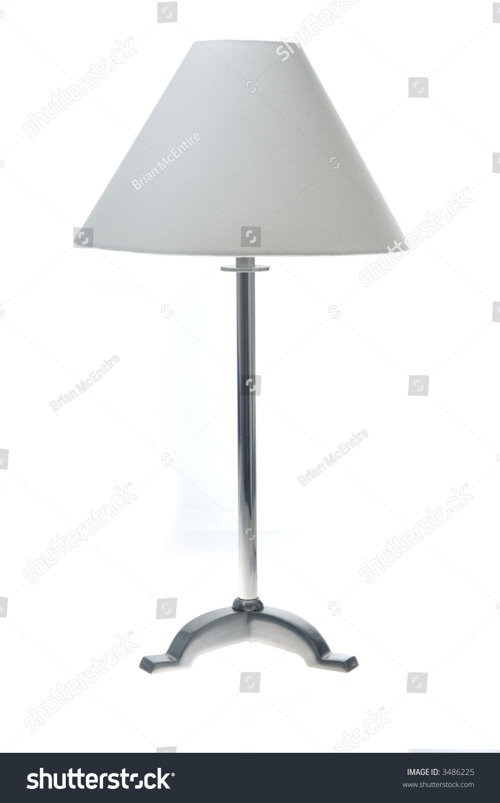 plain white lamp