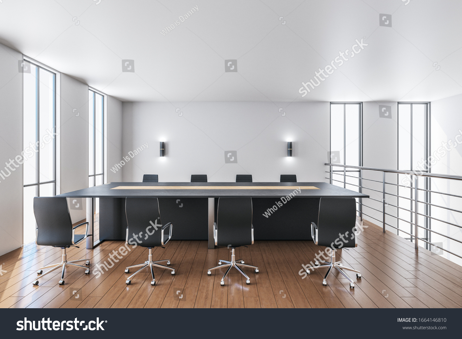 Modern Conference Room Interior Design Style Stock Illustration 1664146810