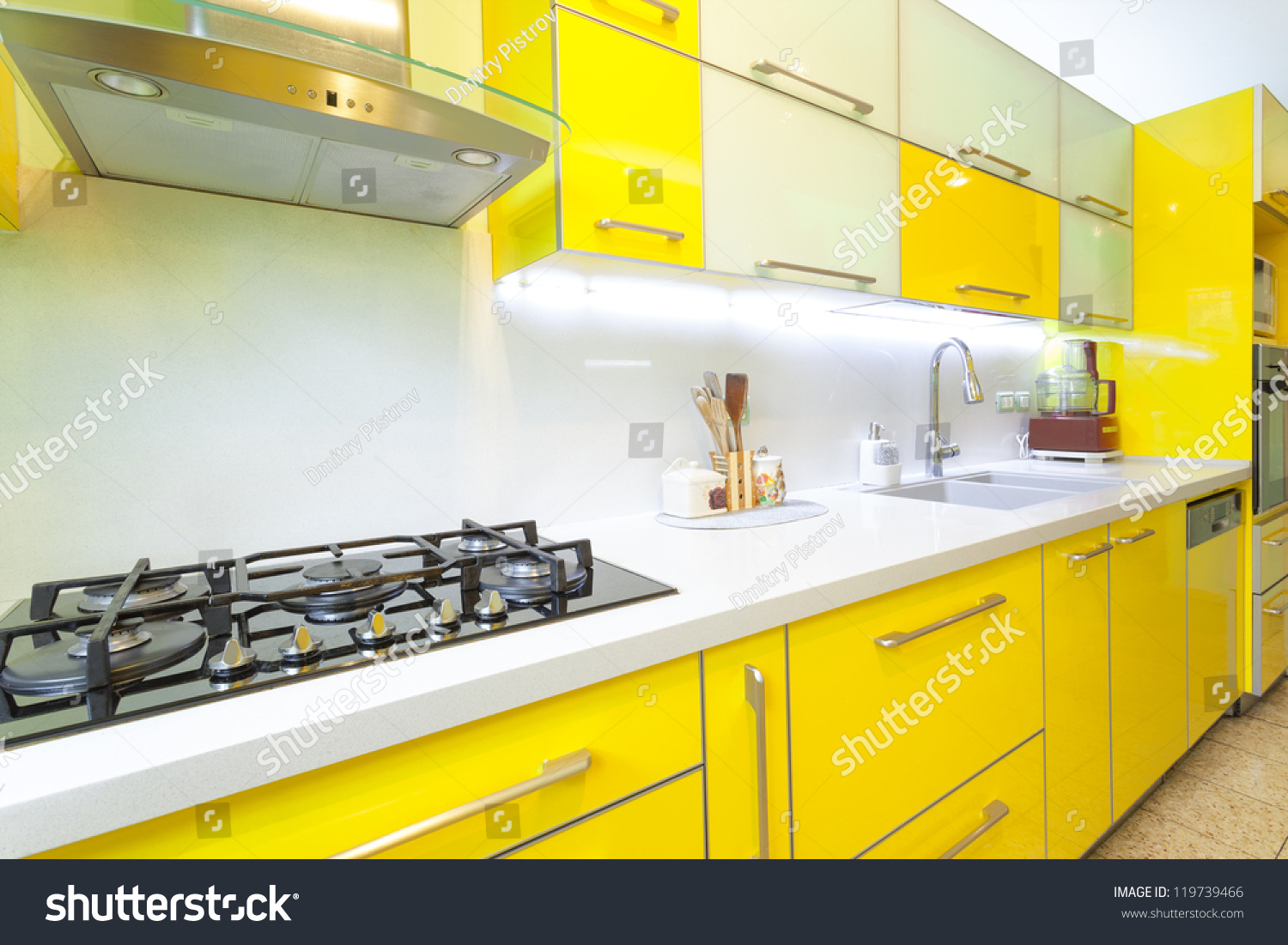  Soft Green Classic  Template Design Featuring Modern Design Kitchen with Yellow and Green Elements