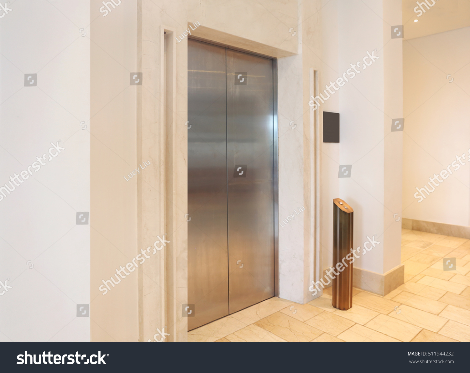 Modern Elevator Commercial Building Stock Photo Edit Now 511944232   Stock Photo Modern Elevator In A Commercial Building 511944232 