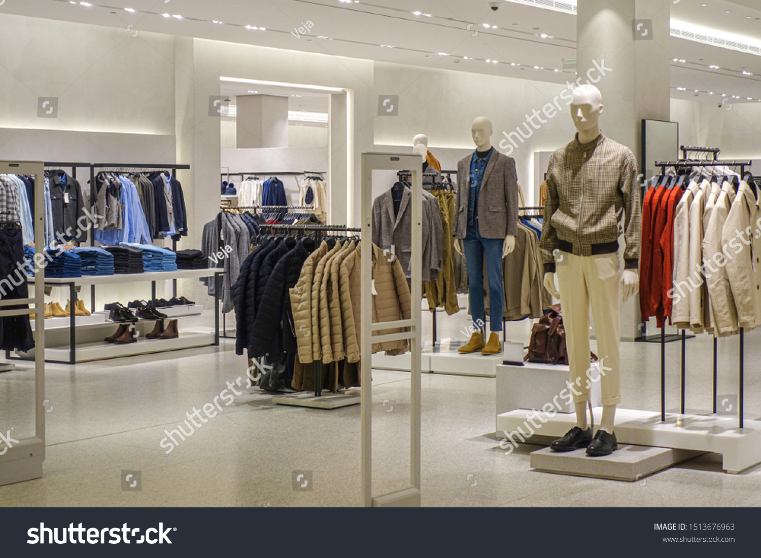 Modern Fashionable Brand Interior Clothing Store Stock Photo (Edit Now ...