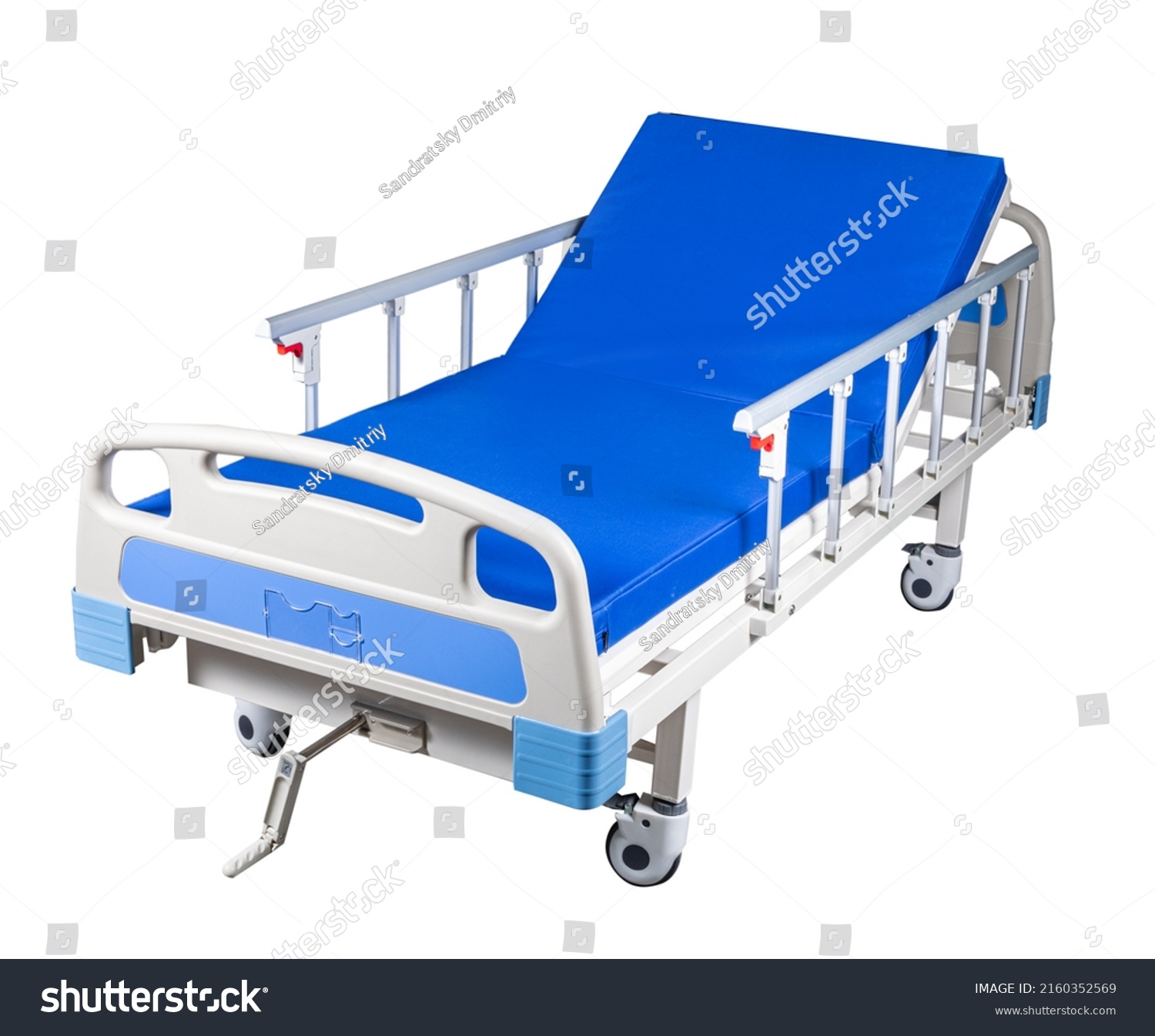 Modern Hospital Medical Bed Equipment Operation Stock Photo 2160352569 ...