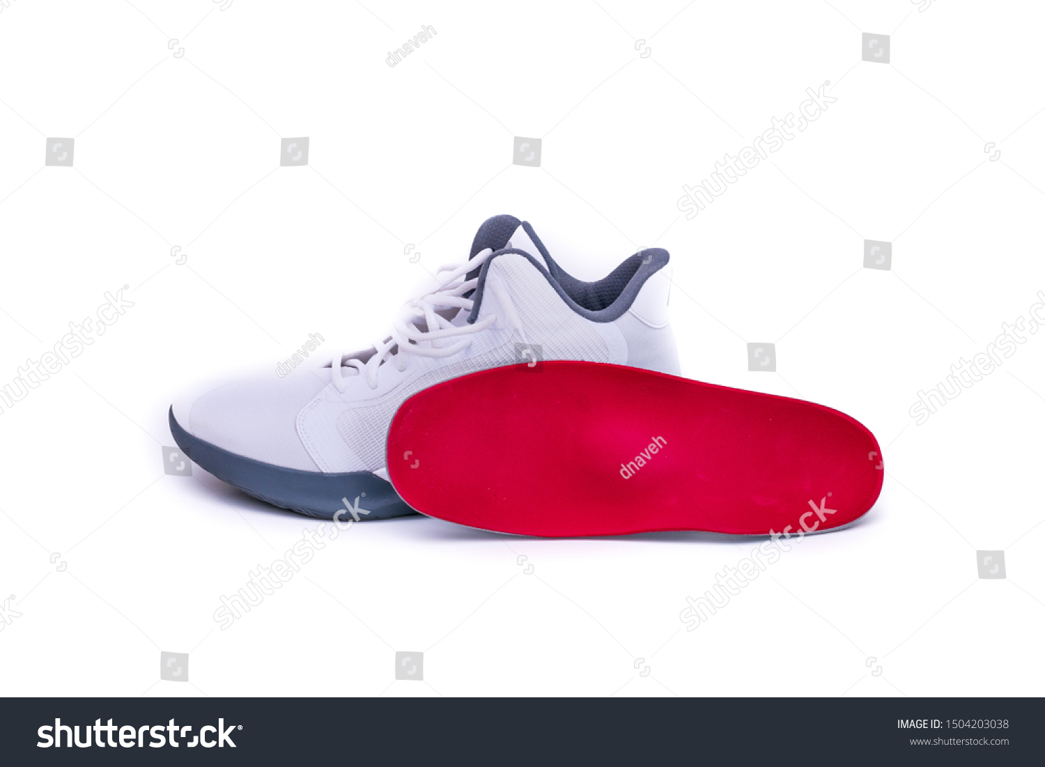 Modern Midhigh White Basketball Shoes 