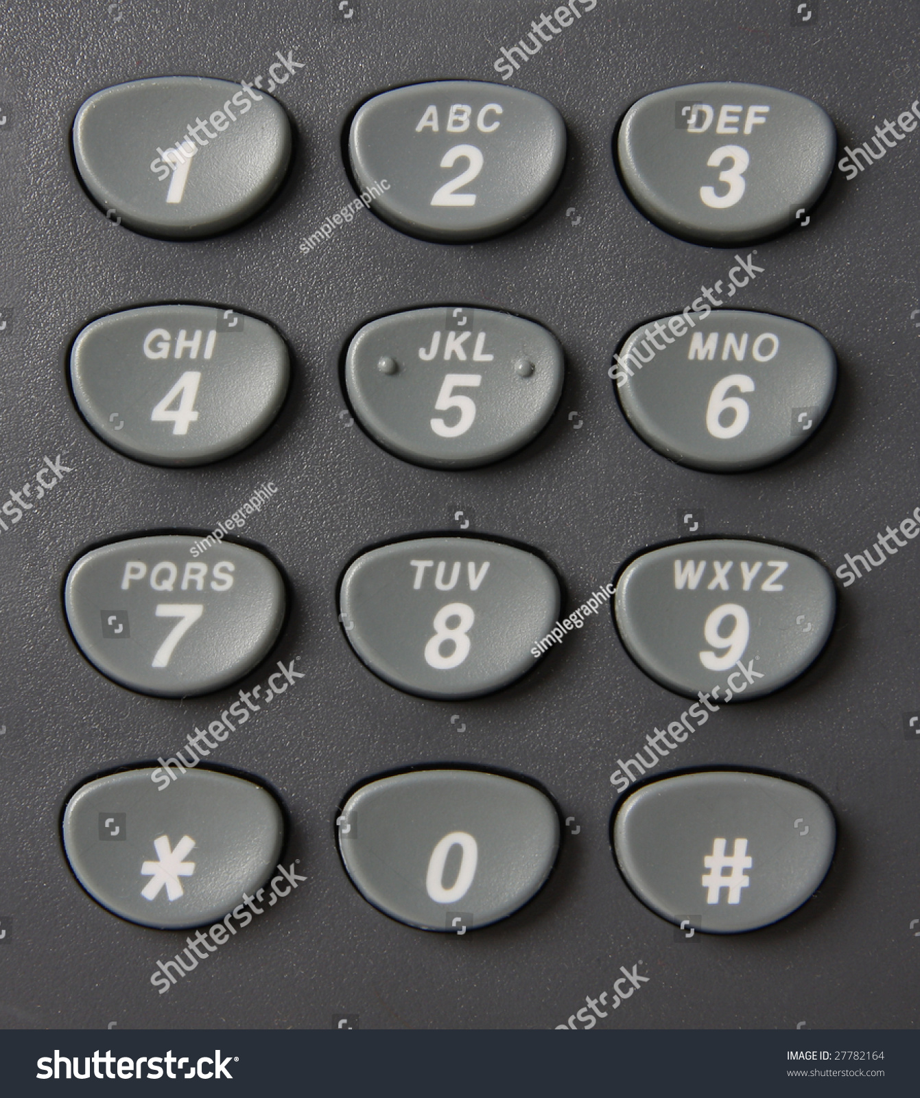 Modern Office Telephone Keypad Stock Photo 27782164 - Shutterstock