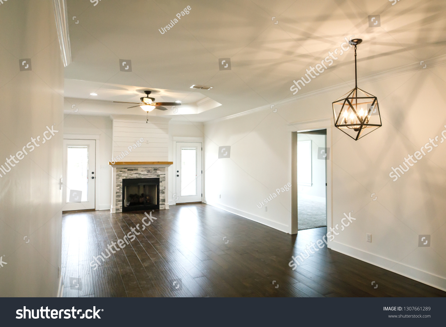 Modern Open Spacious Living Room Tiled Stock Photo Edit Now