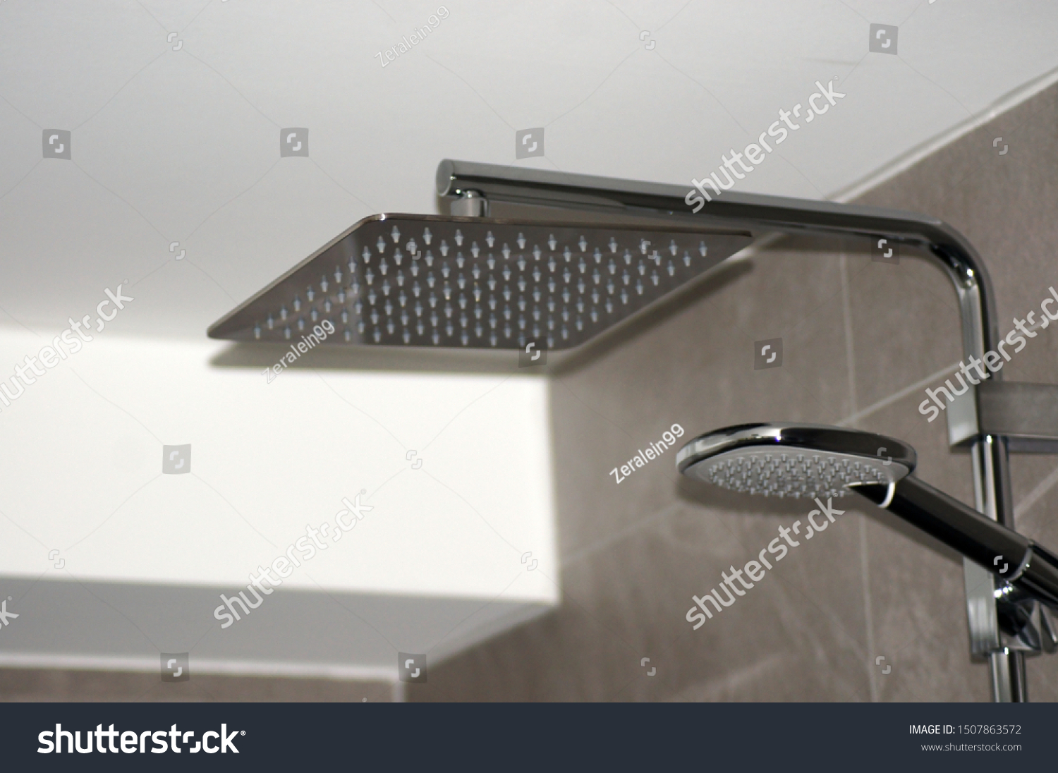 Modern Rain Shower Bathroom Stock Photo 1507863572 | Shutterstock