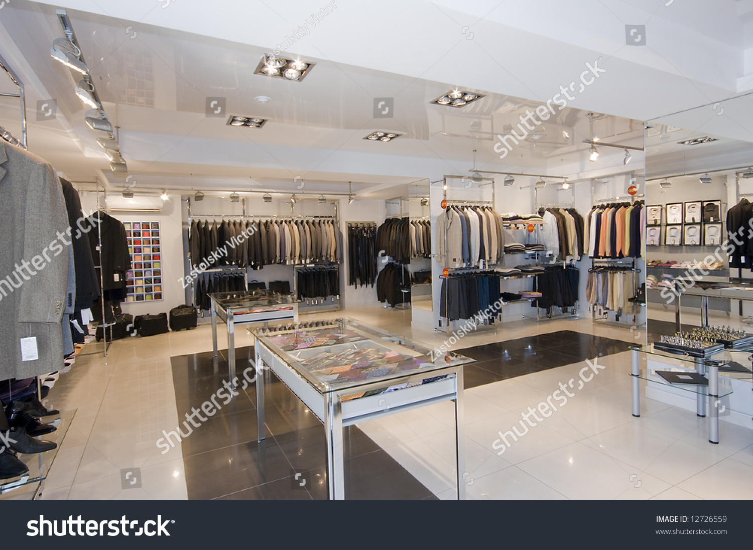 Modern Shop Interior Image Stock Photo 12726559 - Shutterstock