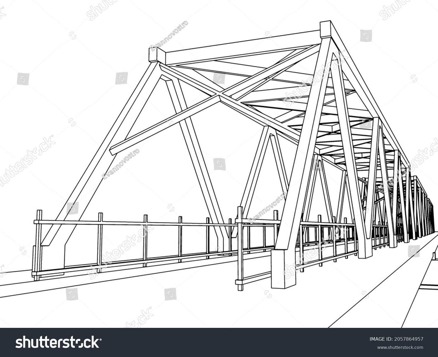 Technical Drawing Of Bridge - Image to u