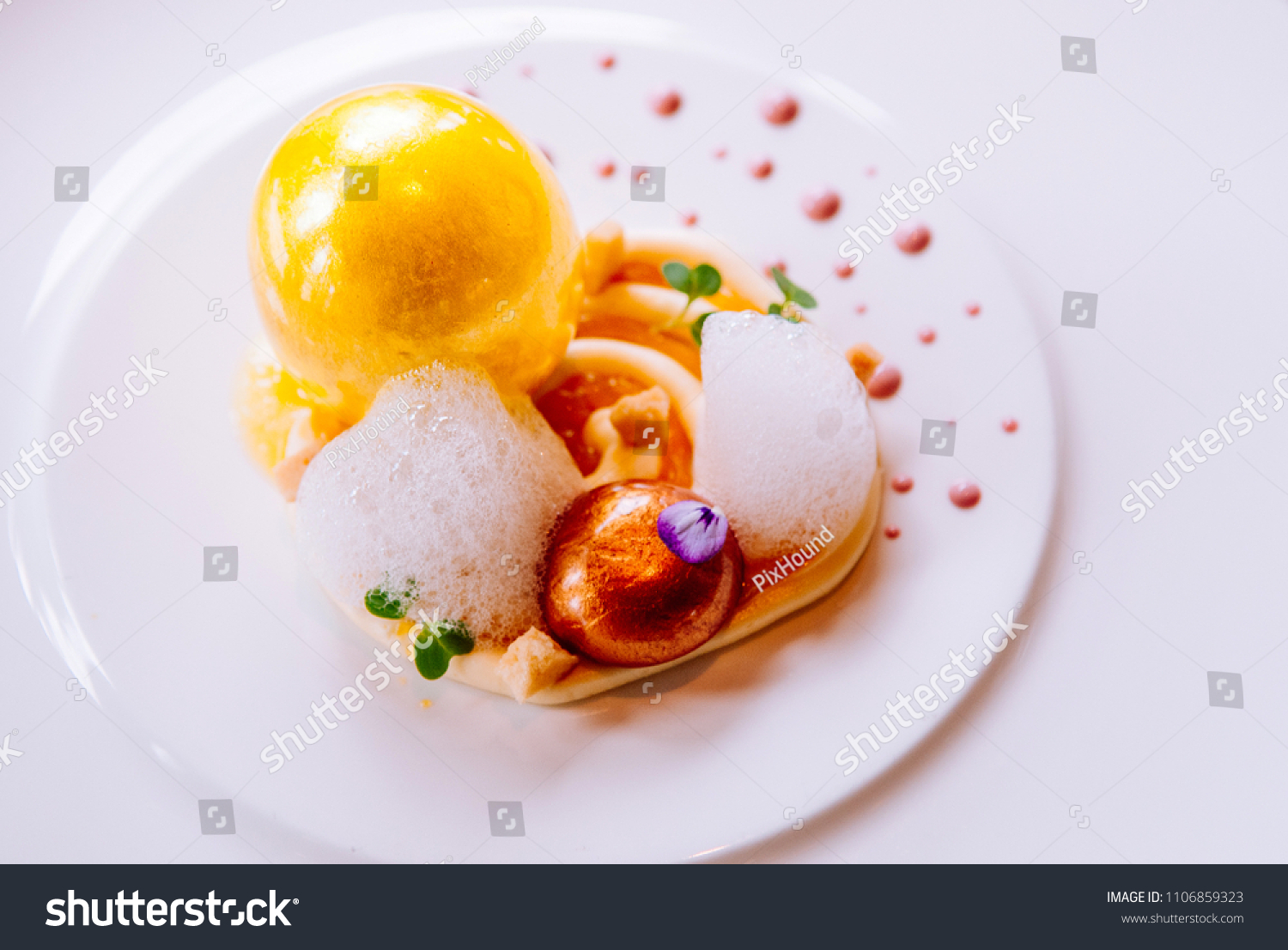 Molecular Gastronomy Creativity Modern Cuisine Beautiful Stock Photo Edit Now 1106859323