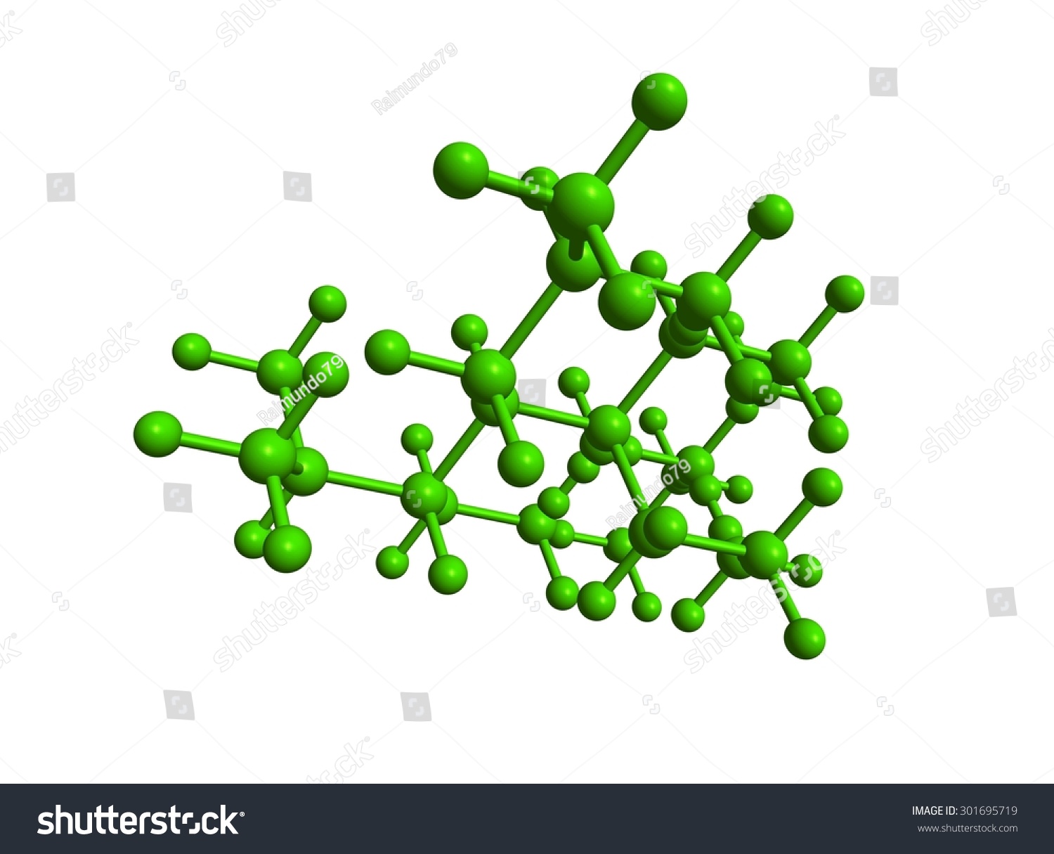 Molecular Structure Green Sustainable Chemistry Stock Illustration ...