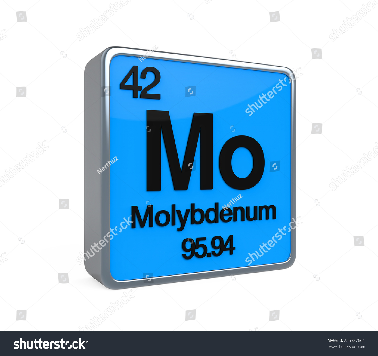 Molybdenum Element Periodic Table Stock Illustration 225387664 9581