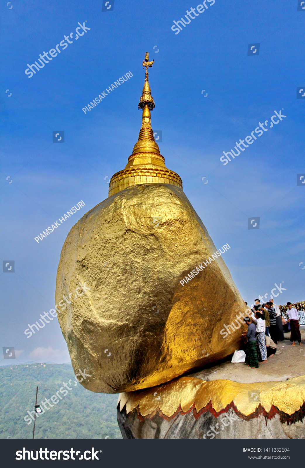 Mon State Myanmarmay 1919 Tourists Pray Stock Photo Edit Now